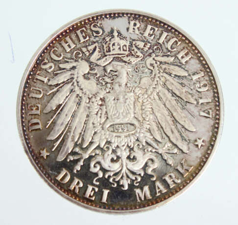 3 Reichsmark Friedrich der Weise 1917 - photo 1