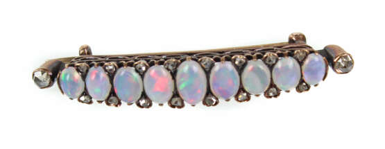 Opal Brosche mit Diamanten - фото 1