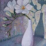 Design Painting, Oil painting, Painting “Magnolia in a vase”, Canvas, Oil, Современная интерьерная живопись, Flower still life, Ukraine, 2021 - photo 1
