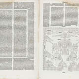 DE LYRA, Nicolaus (1270-1349) - Biblia latina cum postillis..Prologus primus. Venice: Ottaviano Scoto, 1489.  - Foto 1