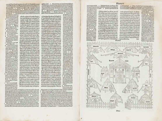 DE LYRA, Nicolaus (1270-1349) - Biblia latina cum postillis..Prologus primus. Venice: Ottaviano Scoto, 1489.  - фото 1