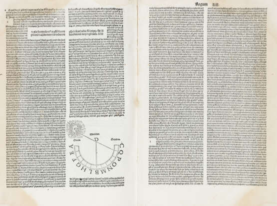 DE LYRA, Nicolaus (1270-1349) - Biblia latina cum postillis..Prologus primus. Venice: Ottaviano Scoto, 1489.  - Foto 8