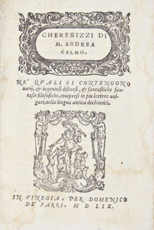 CALMO, Andrea (1510/11-1571) - Cherebizzi - photo 2