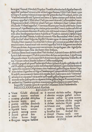 CESARE, Caio Giulio (100-44 a.C) - Commentarii Commentariorum de Bello gallico. Venice: Scoto, 1482.  - фото 3