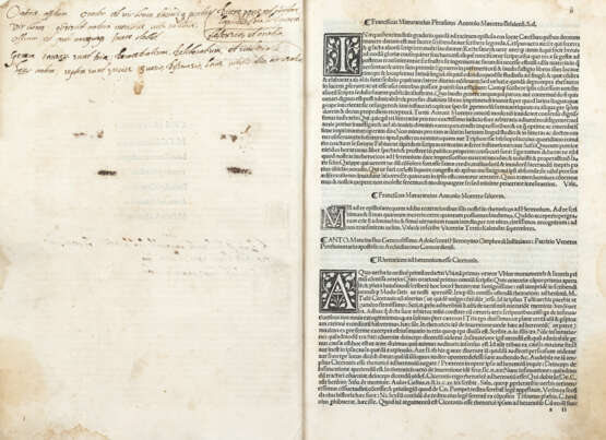 CICERONE, Marco Tullio (106 A.C.-43 A.C.) - Rhetoricorum libri. Recenter castigati. Venice: Donino Pincio, 1504.  - Foto 3