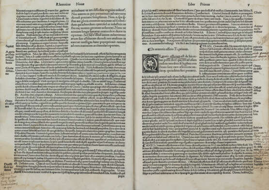 CICERONE, Marco Tullio (106 A.C.-43 A.C.) - Rhetoricorum libri. Recenter castigati. Venice: Donino Pincio, 1504.  - photo 4