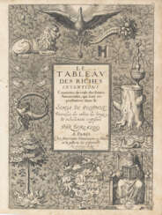 Le tableau des riches inventions couvertes du voie des feintes amoureuses, qui sont representees dans le Songe de Poliphile tradotto da François Béroalde de Verville. Paris: Matthieu Guillemot, 1600 ma dopo 1610. 