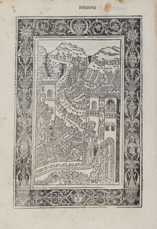 DANTE ALIGHIERI (1265-1321) - La Commedia. Commento di Cristoforo Landino. Brescia: Bonino de Bonini, di Ragusa, 1487.  - фото 6