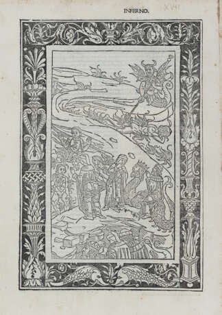 DANTE ALIGHIERI (1265-1321) - La Commedia. Commento di Cristoforo Landino. Brescia: Bonino de Bonini, di Ragusa, 1487.  - фото 8