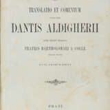 DA SERRAVALLE, Giovanni (1350-1445) - Translatio et comentum totius libri Dantis Aldigherii. lawn: Giachetti, 1891.  - фото 2