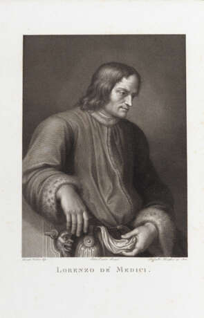 DE MEDICI, Lorenzo (1449-1492) - Opere. Florence: Giuseppe Molini co' tipi Bodoniani, 1835.  - photo 2