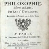 DESCARTES, René (1596-1650) - Les principes de la philosophie. Paris: Henry le Gras, 1647-1651.  - photo 2