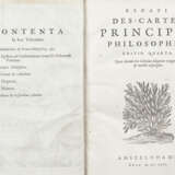 DESCARTES, Rene (1596-1650) - Principia Philosophiae. Editio quarta. LEGATO CON: - Specimina philosophiae seu Dissertatio de methodo. Amsterdam: s.e., 1664.  - Foto 2