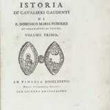 FEDERICI, Domenico Maria (1739-1808) - Istoria de' cavalieri gaudenti. Volume primo - secondo. Venice: Coleti, 1787.  - Foto 2