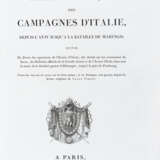 NAPOLEONICA - VERNET, Carle (1758-1836) - Tableaux historiques des campagnes d'Italie, depuis l'an iv jusqu'a la bataille de Marengo. Paris: Auber, 1806.  - photo 2