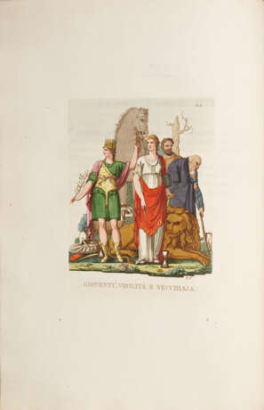 PISTRUCCI, Filippo (1782-1859) - Iconologia. Milan: Tosi, 1819-21.  - Foto 1
