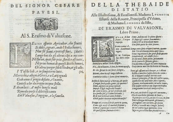 STAZIO, Publio Papino (45 ca.- 96 ca.) - La Thebaide di Statio. Venice: Francesco de' Franceschi, s.d. (ma 1570?).  - photo 3