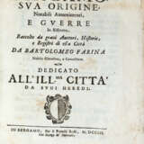 BERGAMO - FARINA, Bartolomeo - Bergamo, sua origine, notabili avvenimenti e guerre in ristretto. Bergamo: fratelli Rossi, 1703.  - Foto 1