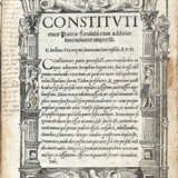 FRIULI - FOSCARI, Francesco (1373-1457) - Constitutiones Patrie foriiulii. Venice: Bernardino Vitali, 1524.  - Foto 2