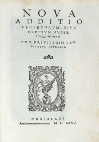 MILANO - Constitutiones Dominii Mediolanensis LEGATO CON - photo 9