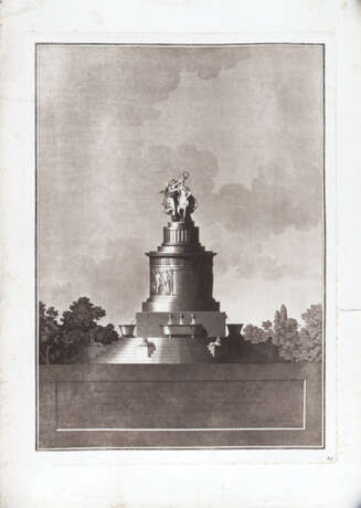 MILANO - ANTOLINI, Giovanni (1756-1841) - Opera d'Architettura ossia progetto sul foro che doveva eseguirsi in Milano. Milan: Bettalli, 1801 (?).  - фото 4