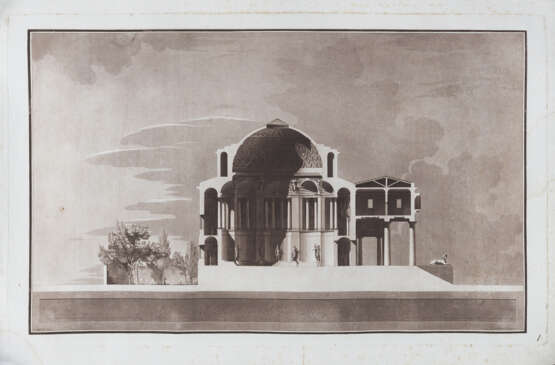 MILANO - ANTOLINI, Giovanni (1756-1841) - Opera d'Architettura ossia progetto sul foro che doveva eseguirsi in Milano. Milan: Bettalli, 1801 (?).  - Foto 5