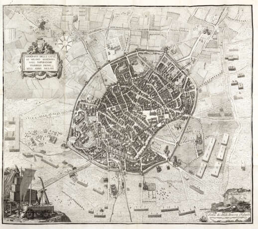 MILANO - FUMAGALLI, Angelo (1728-1804) - Le vicende di Milano durante la guerra con Federigo I Imperadore. Milan: Antonio Anielli, 1778.  - фото 1