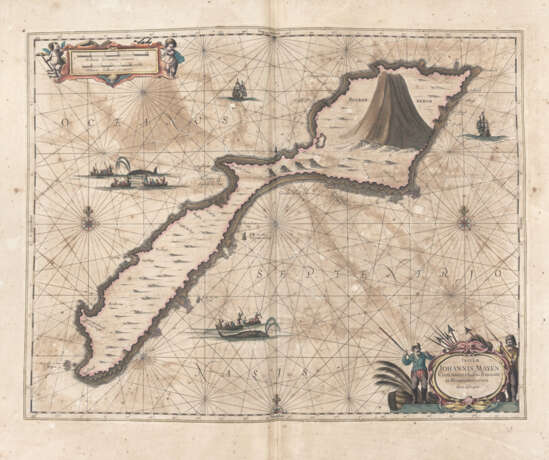BLAEU - JANSSONIUS, Johannes (1588-1664) - Atlantis majoris quinta pars, Orbem maritimum Novus Atlas, volume V: carte marittime. Amsterdam: Janssonius, 1650.  - Foto 5
