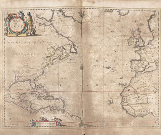 BLAEU - JANSSONIUS, Johannes (1588-1664) - Atlantis majoris quinta pars, Orbem maritimum Novus Atlas, volume V: carte marittime. Amsterdam: Janssonius, 1650.  - photo 8