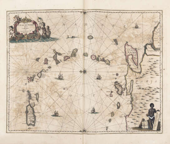 BLAEU - JANSSONIUS, Johannes (1588-1664) - Atlantis majoris quinta pars, Orbem maritimum Novus Atlas, volume V: carte marittime. Amsterdam: Janssonius, 1650.  - Foto 10