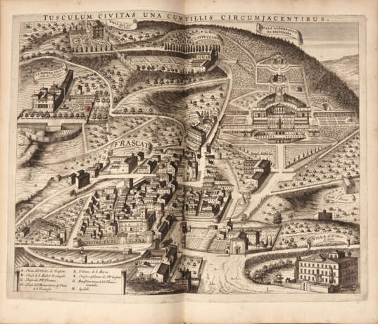 KIRCHER, Athanasius (1602-1680) - Latium. Id est, Nova & Parallela Latii tum Veteris tum Novi Descriptio. Amsterdam: Joannem Janssonius a Waesberge & Haeredes Elizei Weyerstraet, 1671.  - фото 1