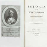 MARITI, Giovanni Filippo (1736-1806) - Istoria di Faccardino grand- emir dei Drusi. Livorno: Tommaso Masi, 1787.  - photo 1