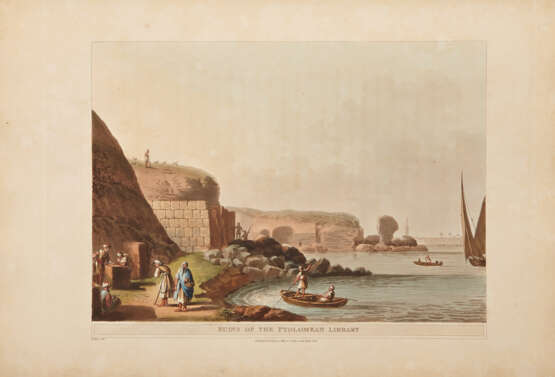 MAYER, Luigi (1755-1803) - Views in Egypt, from the Original Drawings in the Possession of Sir Robert Ainslie, Taken during his Embassy to Constantinople. London: Thomas Bensley and R. Bowyer, 1801 con filigrana Whatman datata 1801.  - photo 3