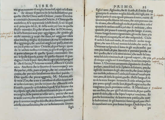 PICCOLOMINI, Alessandro (1508-1578) - La Prima parte de le Theoriche overo Speculationi dei Pianeti.  - фото 5