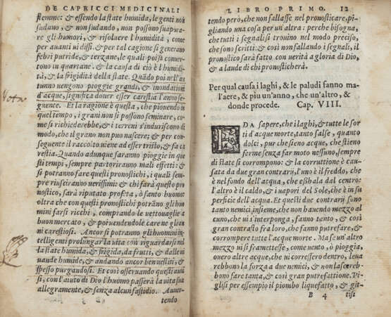 PROFUMERIA - FIORAVANTI, Leonardo (1517-1588) - De capricci medicinali. Venice: Avanzo, 1573.  - Foto 1