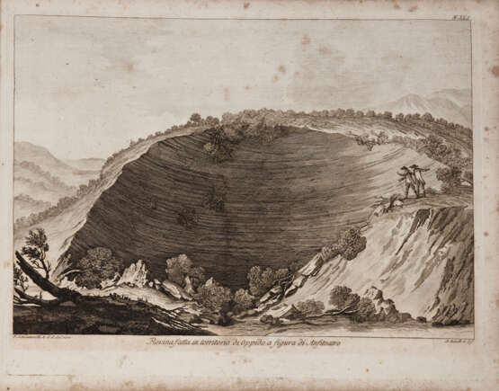 TERREMOTO - SARCONE, Michele (1731-1797) - Istoria de' fenomeni del tremoto avvenuto nelle Calabrie, e nel Valdemone nell'anno 1783. Naples: Giuseppe Campo, 1784.  - фото 11
