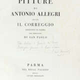 CORREGGIO - DE ROSSI, Giovanni Gherardo (1754 - 1827) - Pitture di Antonio Allegri detto il Correggio esistenti in Parma nel monistero di San Paolo. Parma: Bodoni, 1800.  - фото 2