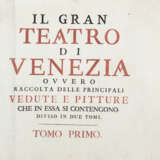 LOVISA, Domenico (c.a 1690 - c.a 1750) - su disegni di Luca CARLEVARIIS (1663-1730) e altri - Il Gran Teatro di Venezia ovvero raccolta delle principali vedute e pitture che in essa si contengono diviso in due tomi. Venice: 1717.  - Foto 2