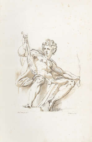 PARMIGIANINO - BOSSI, Benigno (1727-1792) - Raccolta di disegni originali di Fra.co Mazzola detto il Parmigianino. Parma; Milan: Giacchino Bettalli, 1772.  - photo 1