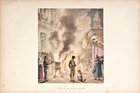 THOMAS, Antoine-Jean-Baptiste (1791-1833) - LE VILLAIN, François (attivo 1819-1826) - Un An a Rome et dans ses environs. Paris: Firmin Didot, 1823.  - photo 3