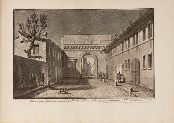 VASI, Giuseppe (1710-1782) - Delle magnificenze di Roma antica e moderna - photo 1