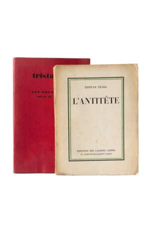 TZARA, Tristan (1896-1963) - L'antitête. Paris: Editions des cahiers libres, 1933.  - Foto 1
