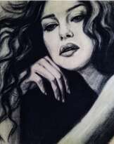 Portrait of Monica Bellucci Portrait of Monica Bellucci