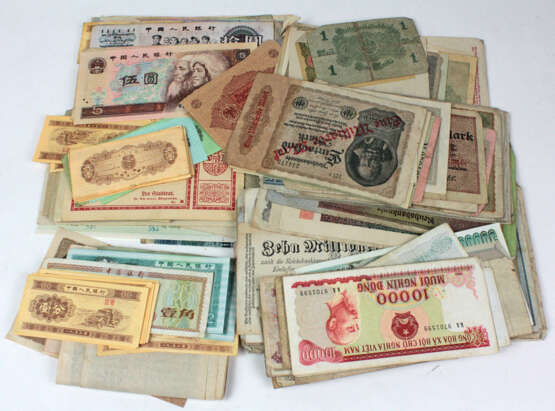 Notgeld und Banknoten aller Welt - Foto 1