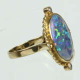 Opal Ring mit Diamanten - GG 585 / 333 - фото 2