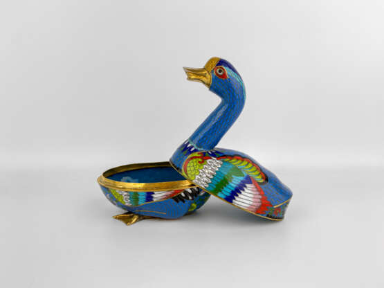 Утка Emaille Cloisonne China 1900-1950 - Foto 7