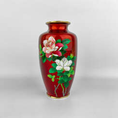 Vase, Sato Cloisonne, Enamel, Cloisonne, Japan, 1950-1960