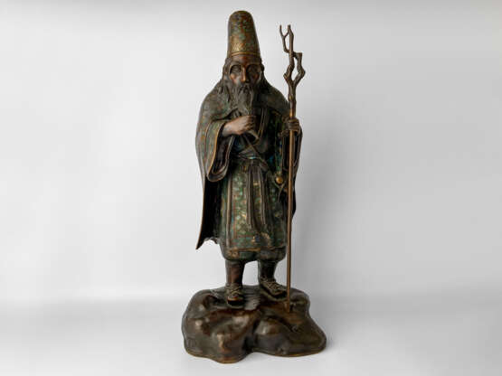 Statuette “A traveler”, Bronze, China, 19 век - photo 1