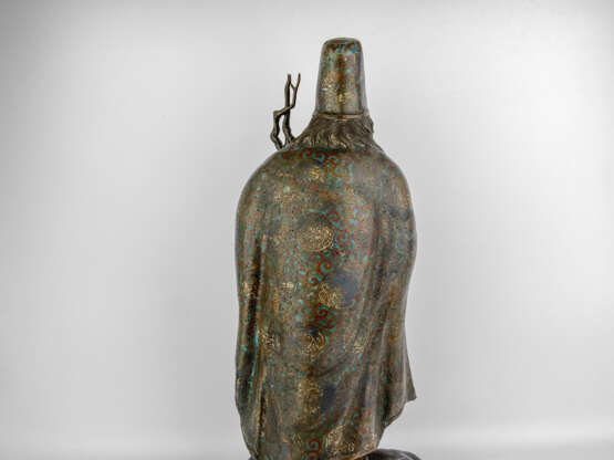 Statuette “A traveler”, Bronze, China, 19 век - photo 3