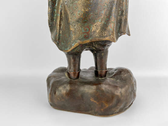 Statuette “A traveler”, Bronze, China, 19 век - photo 9